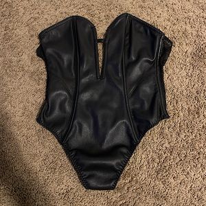COPY - Victoria’s Secret Leather and Lace Onesie